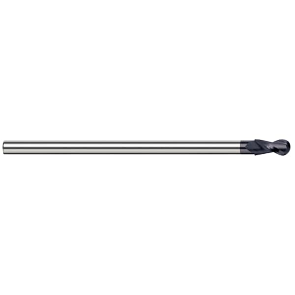 End Mill - Ball - Reduced Shank, 0.1250" (1/8), Number of Flutes: 2